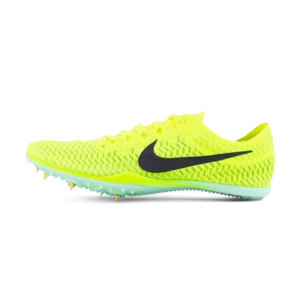 New Nike Zoom Mamba V 5 Mens Track Spikes Shoes Volt Green Blue Black DR9945-700